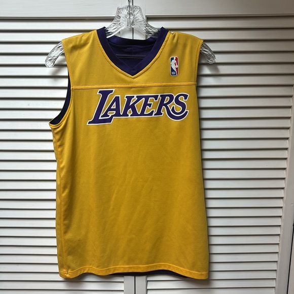 NBA Kids boys / girls large Lakers reversible jersey - Picture 3 of 6